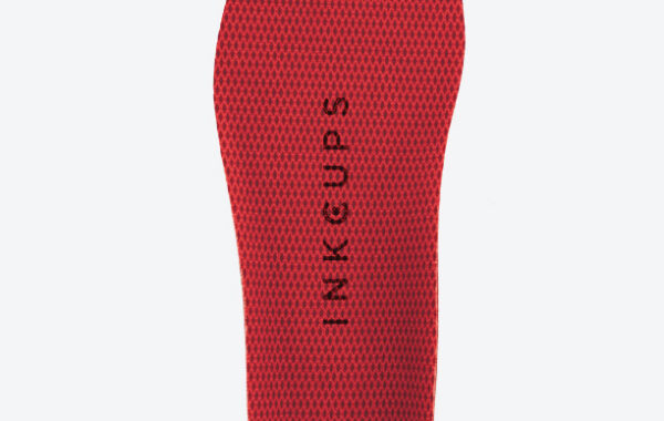 In-sole tagless pad print
