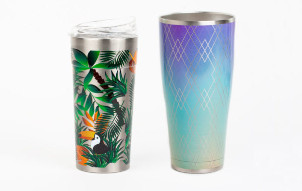 vaso de acero inoxidable