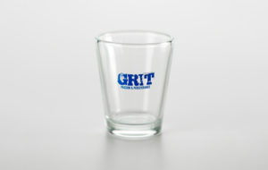 pad printed shot glass