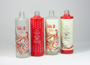 Cylindrical digital printing for cosmetics and personal care products. 