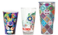 digitally printing on pint glasses with DL UV ink