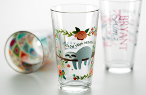 Digital printed drinkware