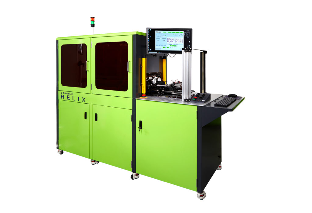 Double Helix Cylindrical Inkjet Printer Angled