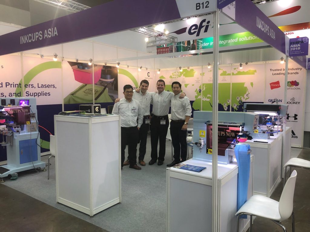 Inkcups Asia Trade Show Booth