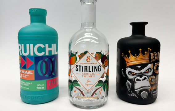 Spirit bottles printed by Inkcups