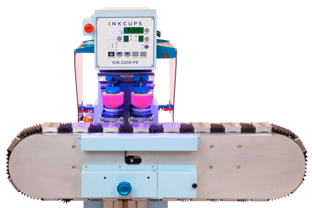 ICN-2200-L 2-Color Linear-Conveyor Pad Printer