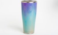 Digitally printed stainless steel tumbler with S1 UV ink
