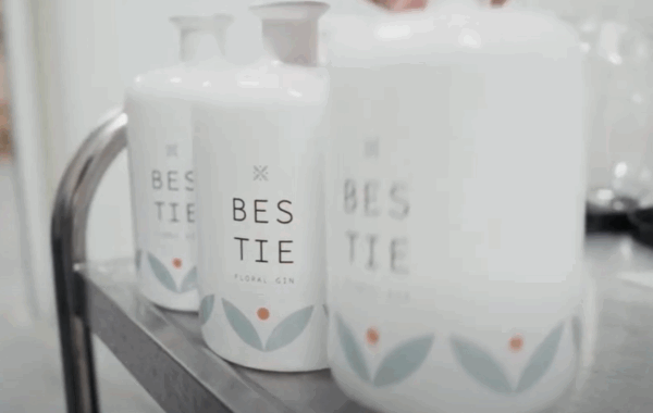 Sterkstokers printed gin bottles