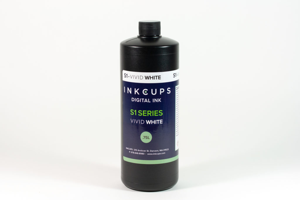 Vivid White UV curable ink