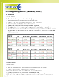 pad printing plates